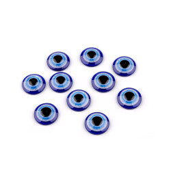 Oči k nalepení Alláhovo oko s glitry Ø8, 10, 12, 14 mm