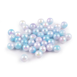 Plastové korálky s mermaid efektem Ø10 mm