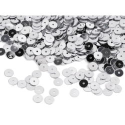 Flitry hladké Ø6 mm metalické