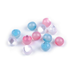 Perla k našití / knoflík kočičí oko Ø10 mm