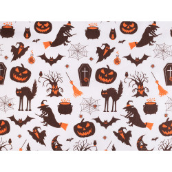 Bavlněná látka / plátno Halloween