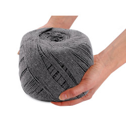 Bavlněná příze macrame Ø1,5-2 mm rozčesávací