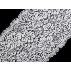 Elastická krajka / vsadka / běhoun šíře 18 cm