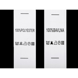 Štítky - složení a prací symboly