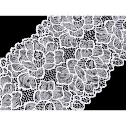 Elastická krajka / vsadka / běhoun šíře 15,5 cm
