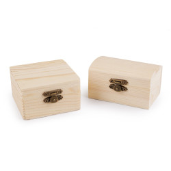 Dřevěná krabička k dozdobení