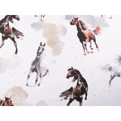 Bavlněná látka / plátno koně