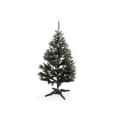 Umělý vánoční stromeček 180 cm - přírodní, zasněžený, 2D