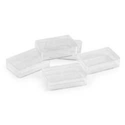 Plastové krabičky 3,8x5,8x1,6 cm