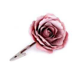 Dekorace růže s klipem Ø7 cm
